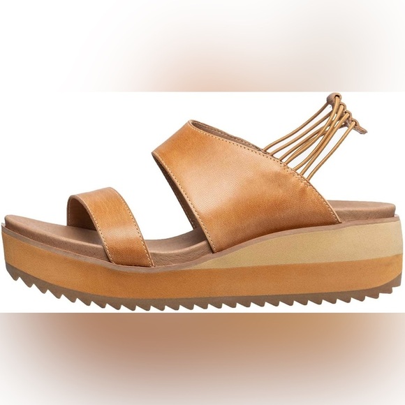 Women’s ANTELOPE Cachet Leather Platform Sandals- Size 37 - Picture 3 of 10